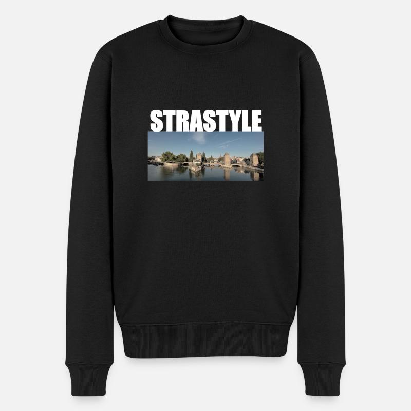 Strastyle - Pull Premium bio Homme - noir