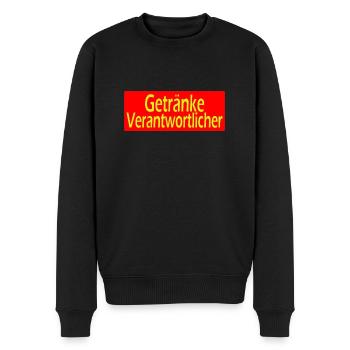 GetränkeVerantwortlicher - Männer Premium Bio Pullover - Schwarz - Vorne - Nico (187cm)