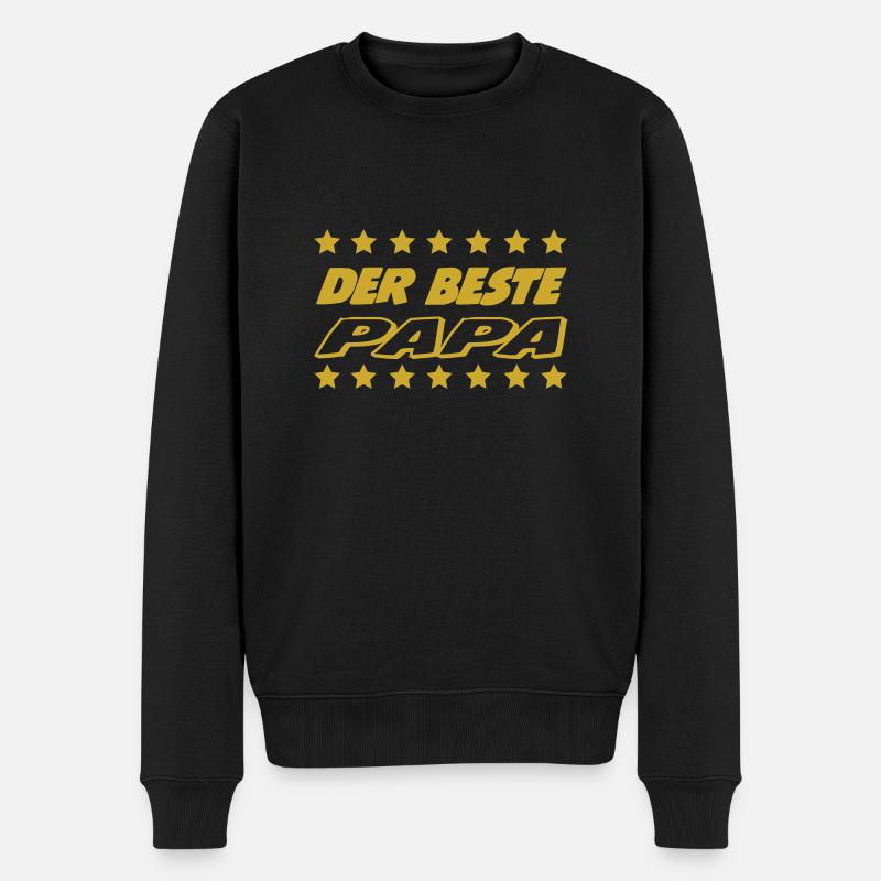 DER BESTE PAPA - Pull Premium bio Homme - noir