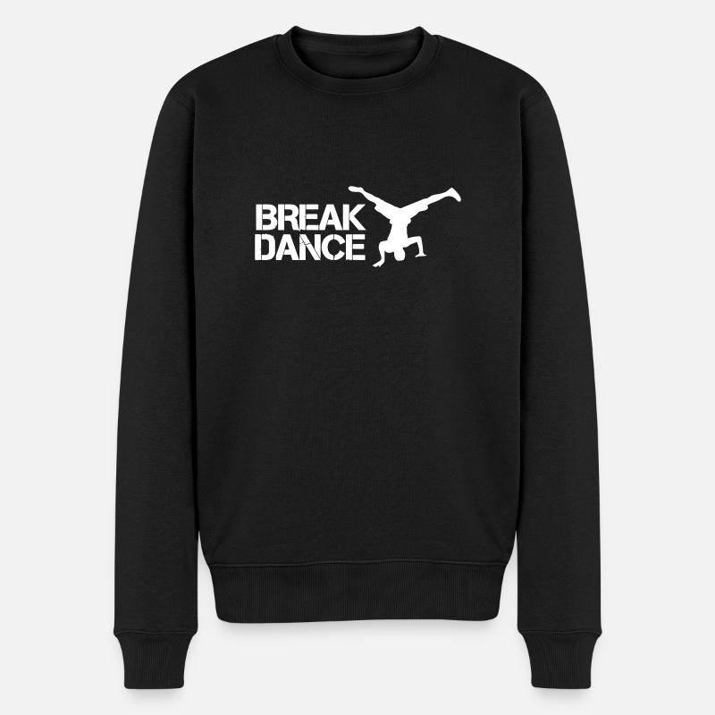 Break Dance 1 - Pull Premium bio Homme - noir