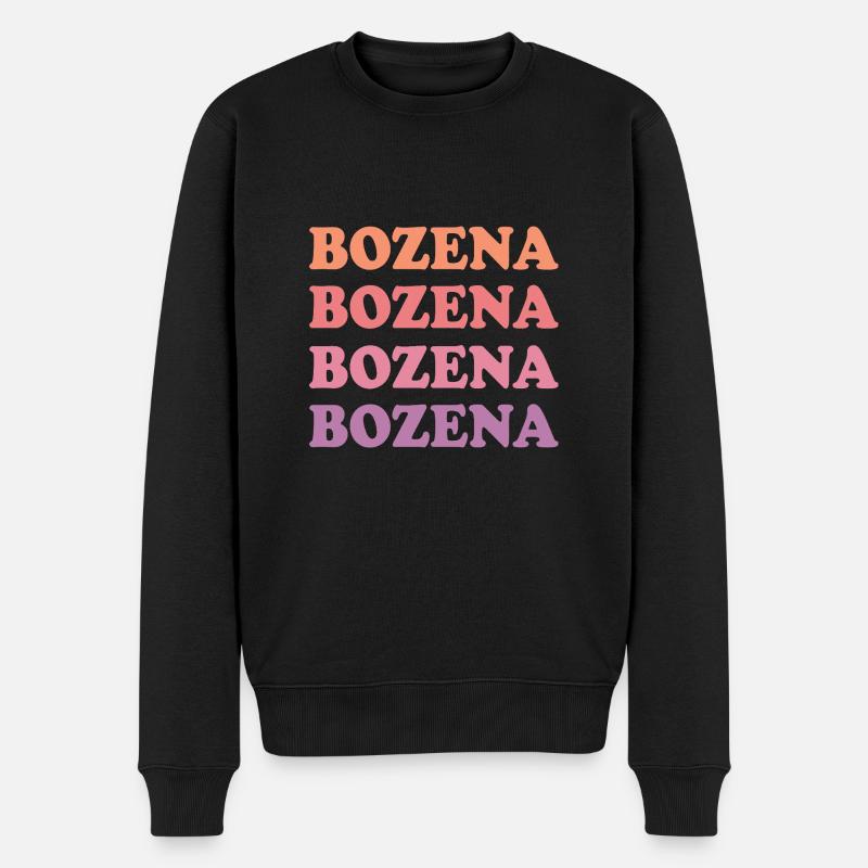 Nom Bozena - Pull Premium bio Homme - noir