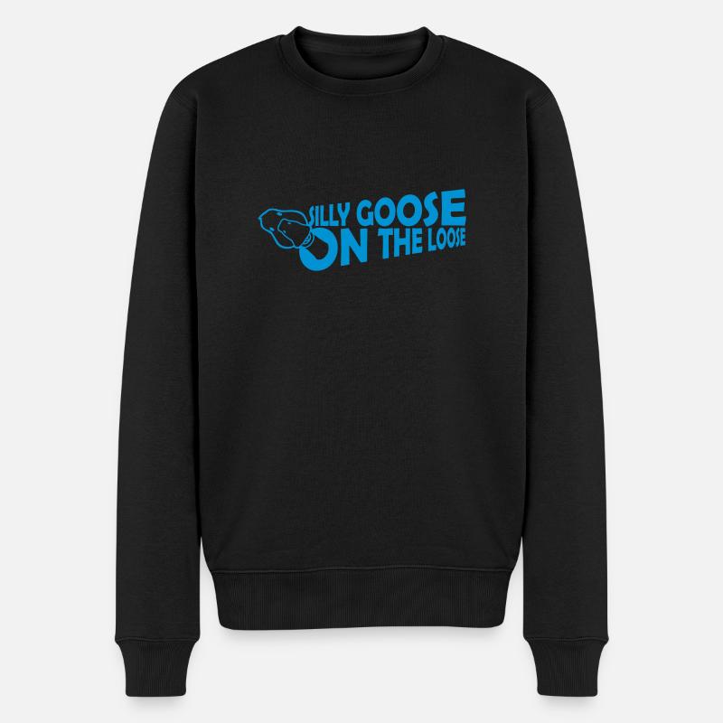 oie en liberté - Pull Premium bio Homme - noir