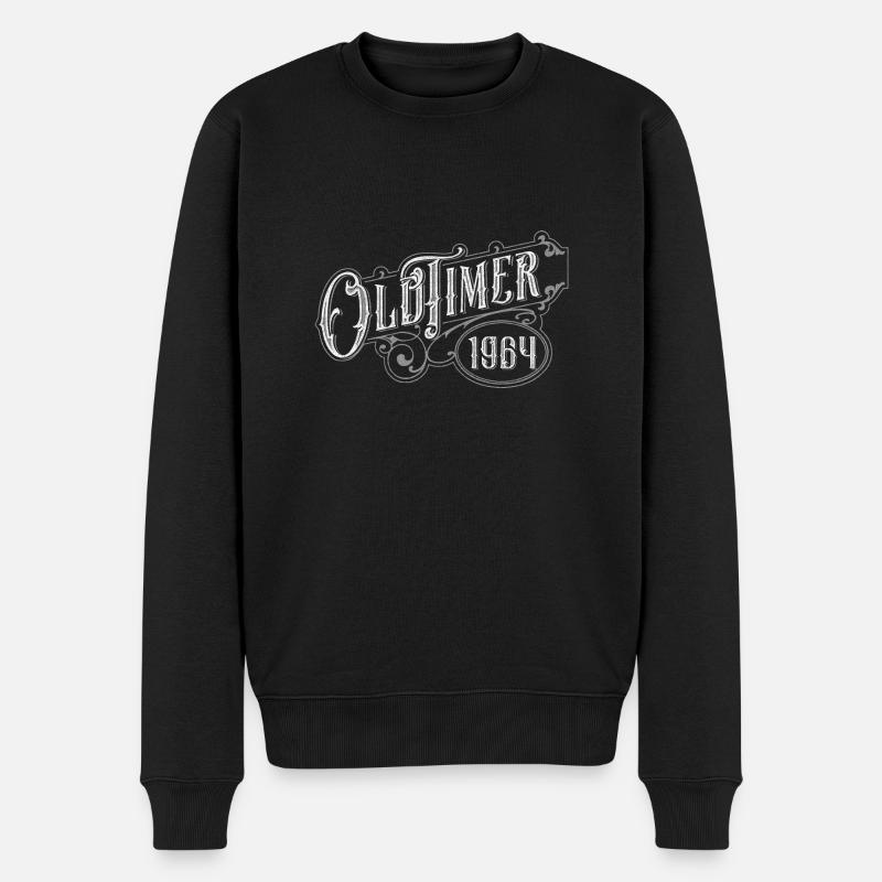 Oldtimer - Männer Premium Bio Pullover - Schwarz