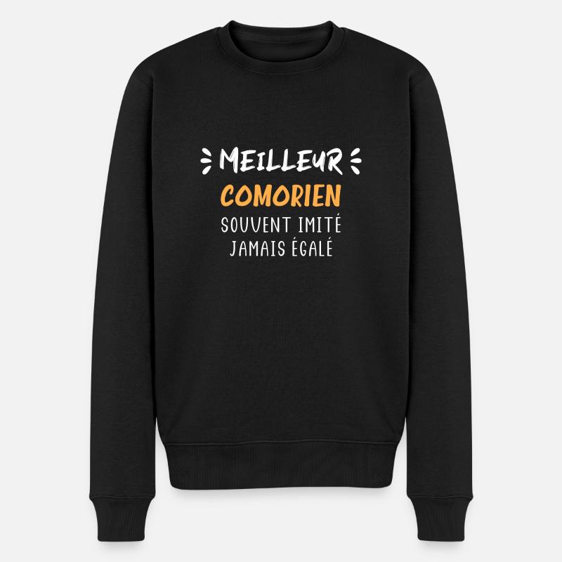 comorien - Pull Premium bio Homme - noir