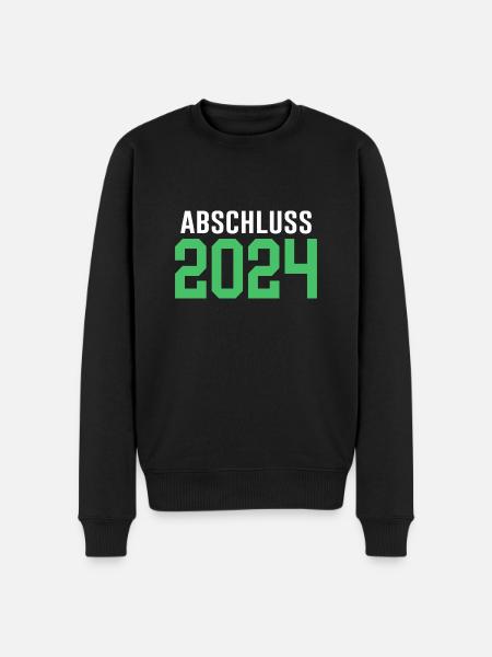 Abschluss 2024 Abschlussfeier - Männer Premium Bio Pullover - Schwarz