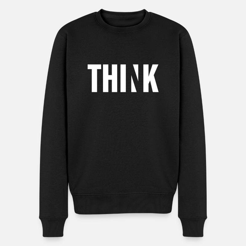 Penser - Pull Premium bio Homme - noir