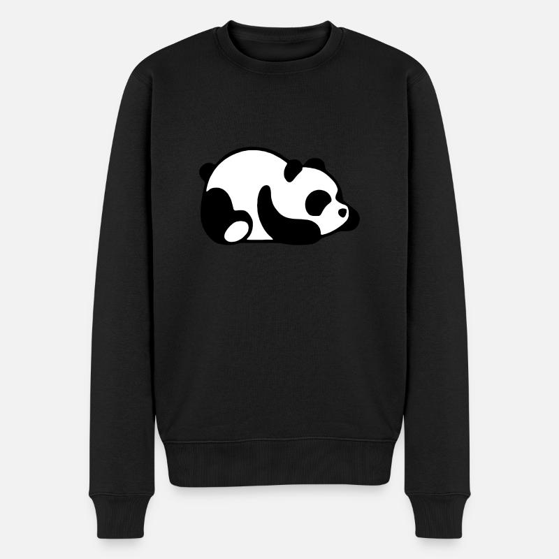 BÉBÉ PANDA - Pull Premium bio Homme - noir