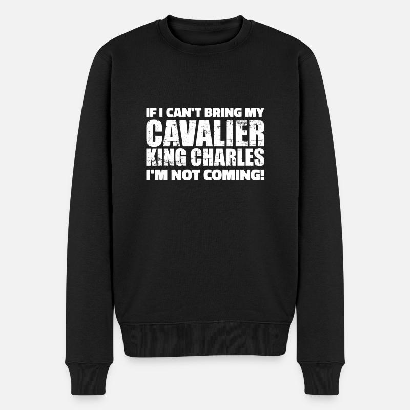 Cavalier King Charles - Pull Premium bio Homme - noir