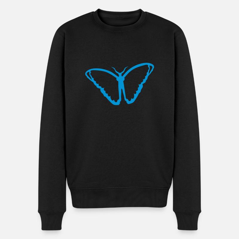 papillon - Pull Premium bio Homme - noir
