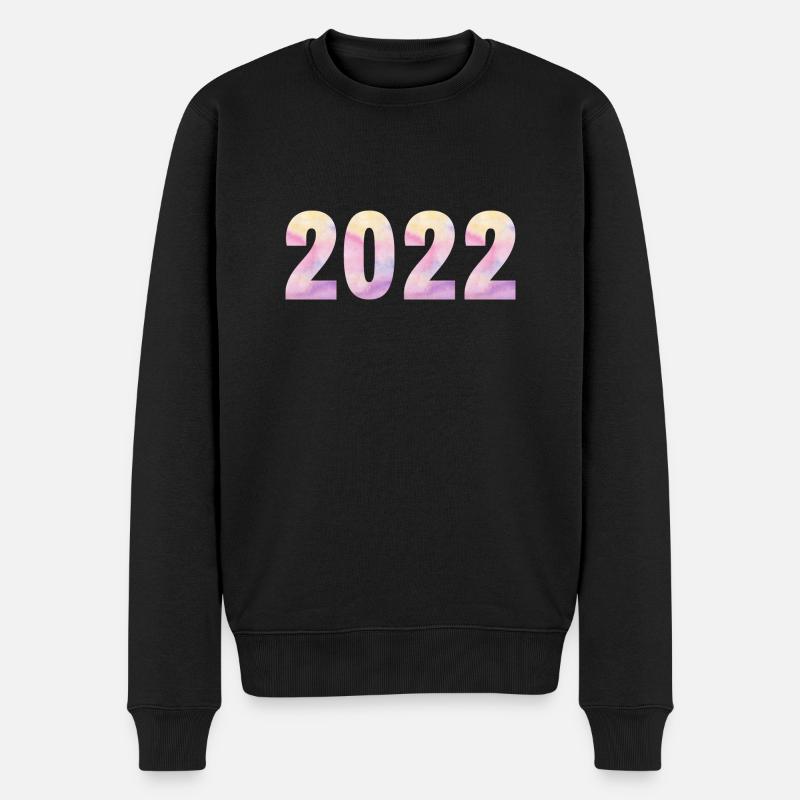 2022 Pastel Violet Rose - Pull Premium bio Homme - noir