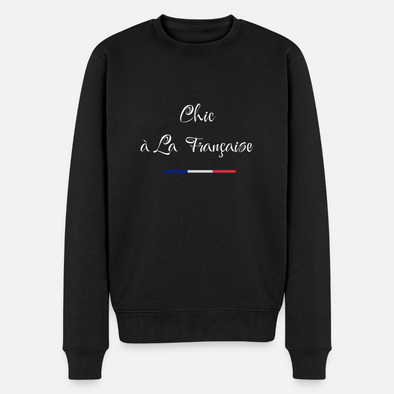 Chic à la française - Pull Premium bio Homme - noir