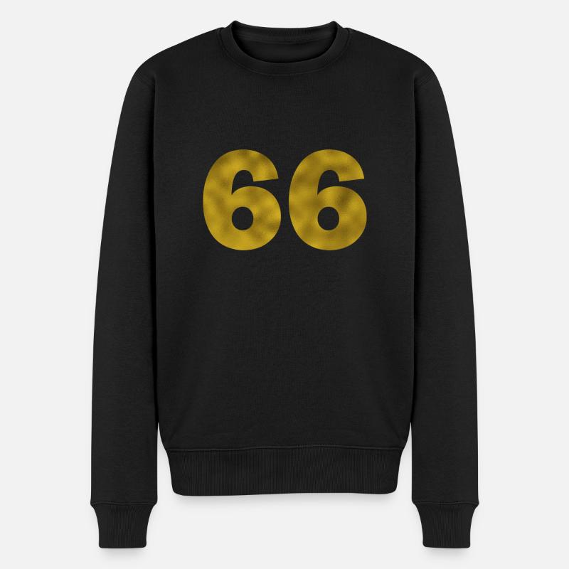 Anniversaire 66 ans - Pull Premium bio Homme - noir