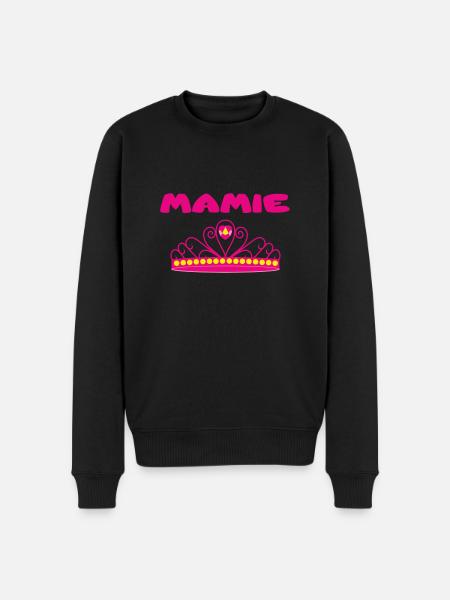 MAMIE - Pull Premium bio Homme - noir