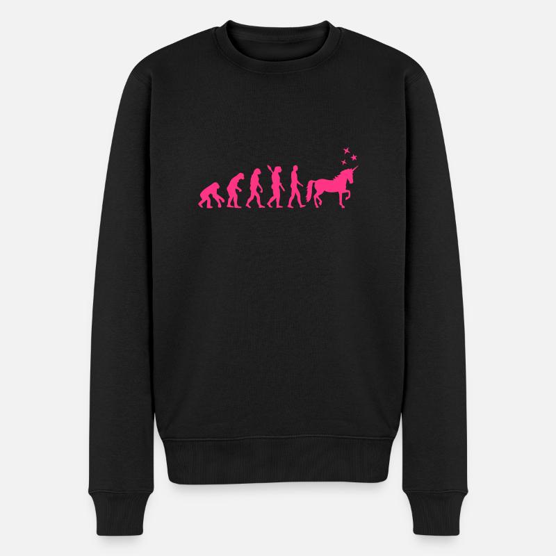 Licorne - Pull Premium bio Homme - noir