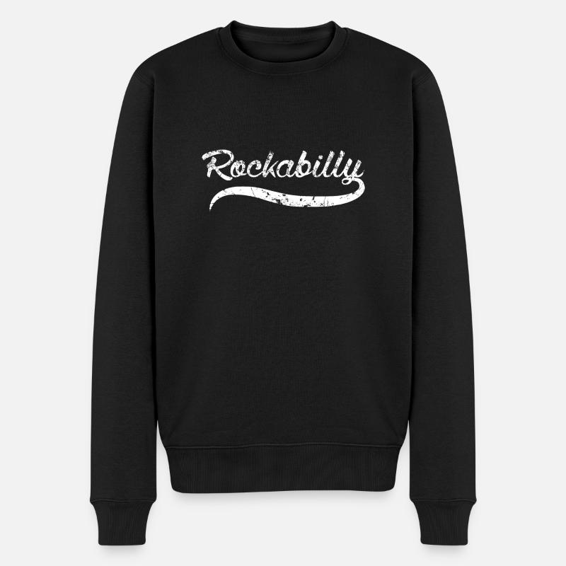Rockabilly - Pull Premium bio Homme - noir