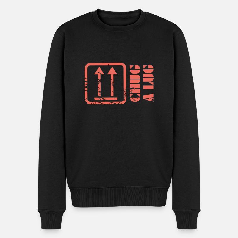 chug a lug - Männer Premium Bio Pullover - Schwarz