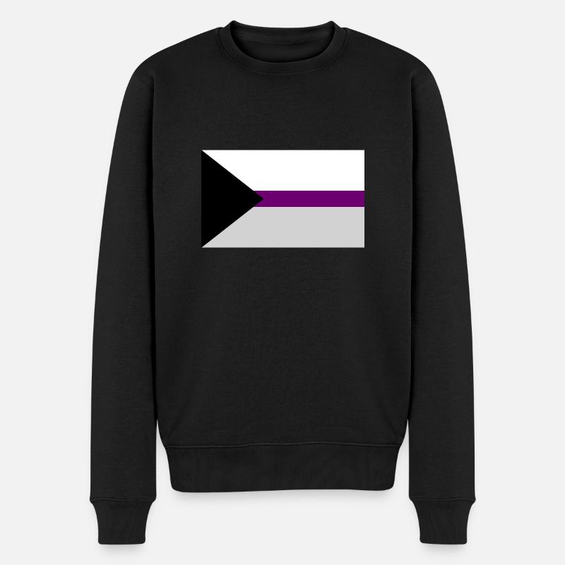 LGBT Demisexual - Männer Premium Bio Pullover - Schwarz