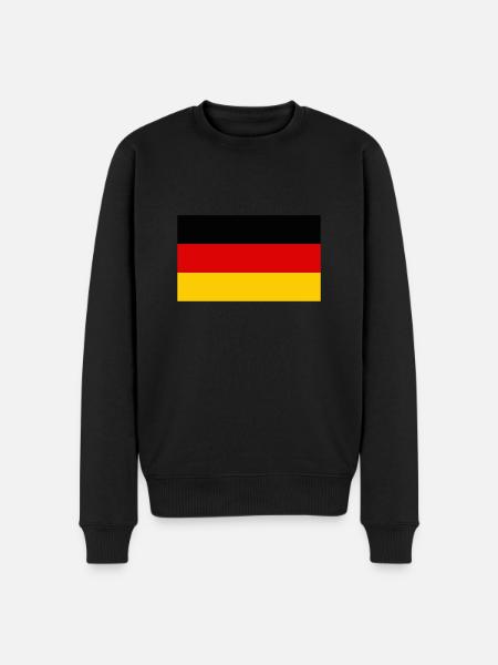Drapeau Allemagne / German Flag - Men's Premium Organic Jumper - black