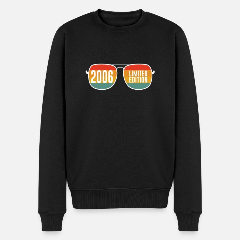 16. Geburtstag Geschenk 2006 - Männer Premium Bio Pullover - Schwarz
