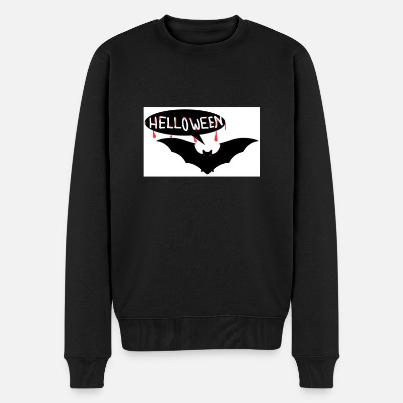Chauve-souris d’Halloween - Pull Premium bio Homme - noir