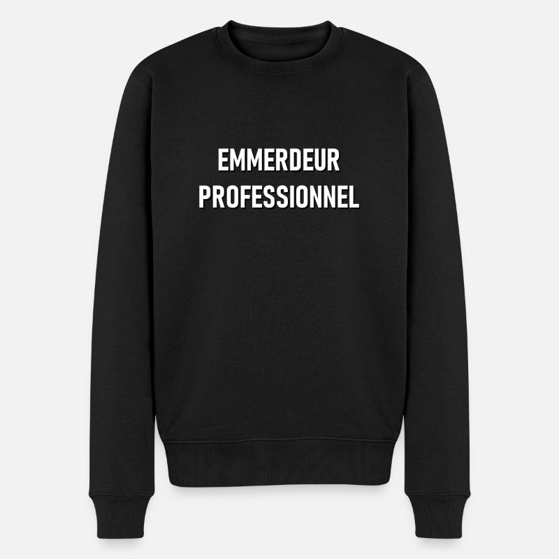 Emmerdeur Professionnel - Pull Premium bio Homme - noir