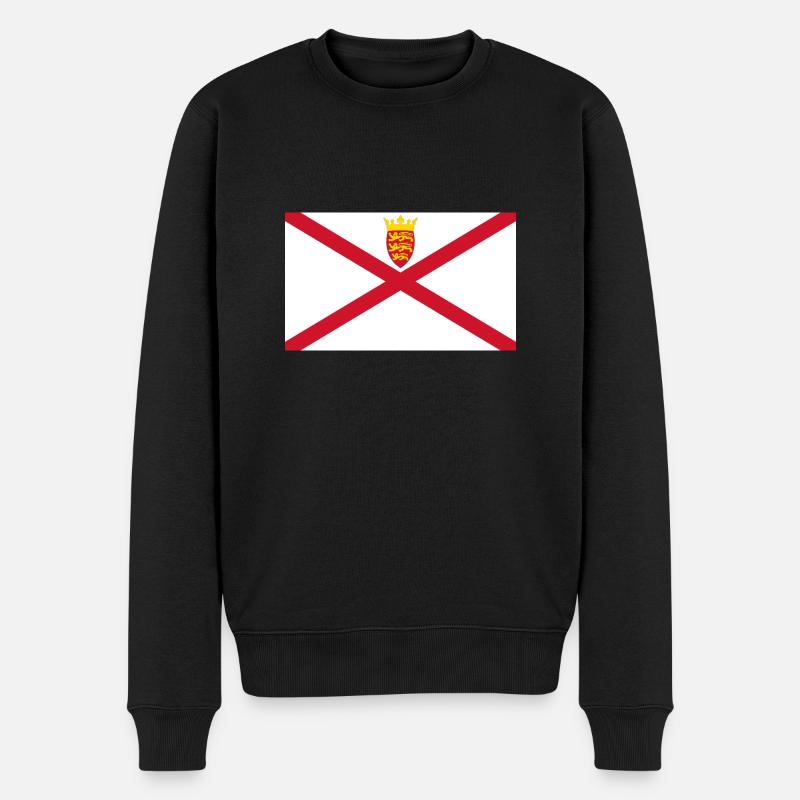 Jersey - Männer Premium Bio Pullover - Schwarz