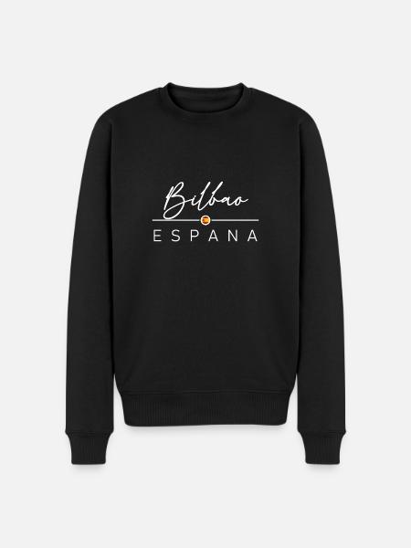 Spain - Bilbao - Spain - España - Men's Premium Organic Jumper - black