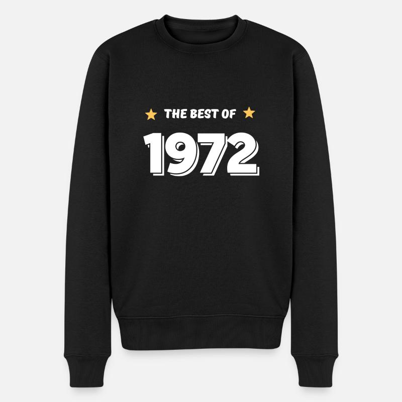 Best of 1972 - Pull Premium bio Homme - noir
