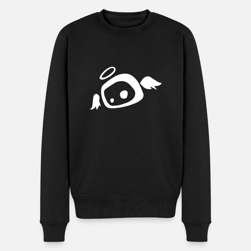 Angel SweetSow White - Pull Premium bio Homme - noir