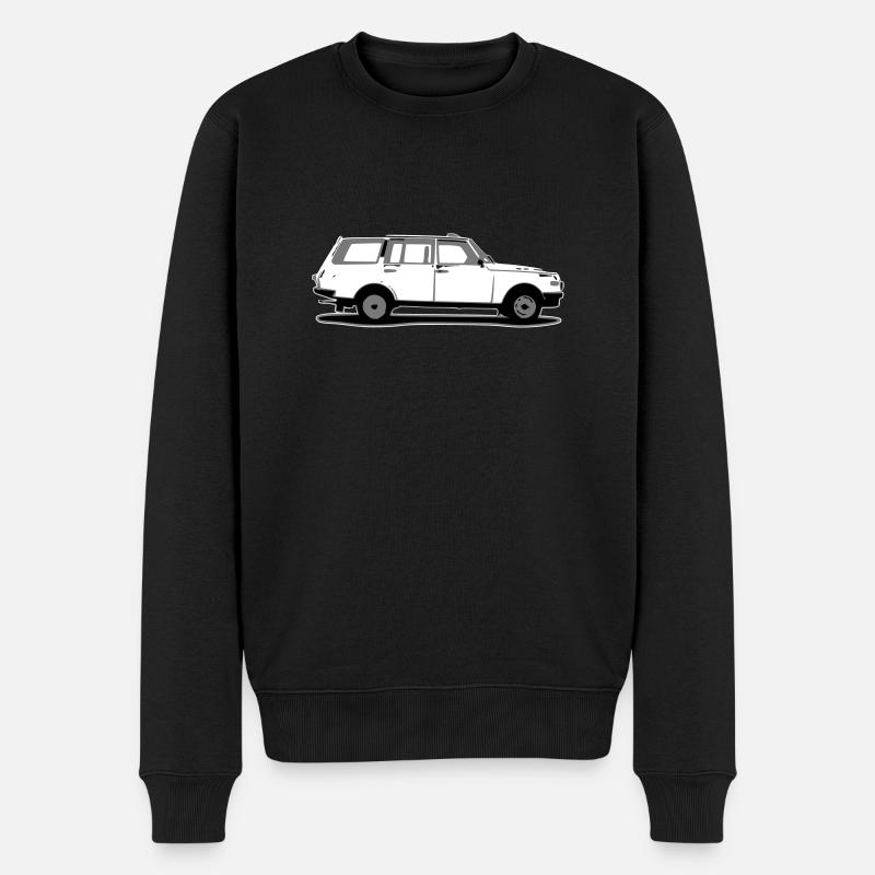Wartburg 2 - Männer Premium Bio Pullover - Schwarz