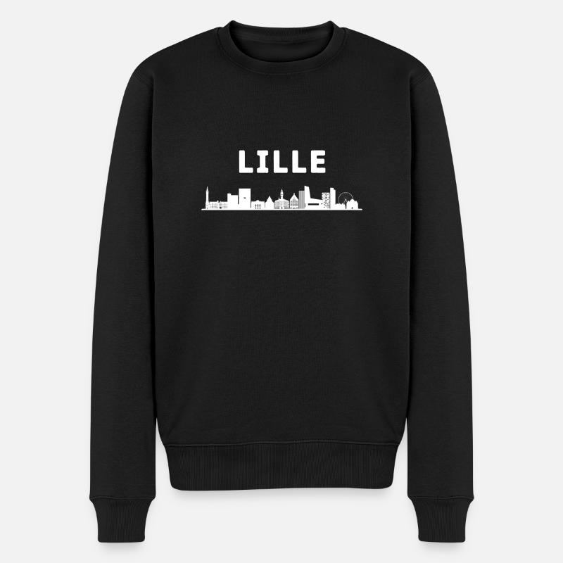 Lille - Pull Premium bio Homme - noir