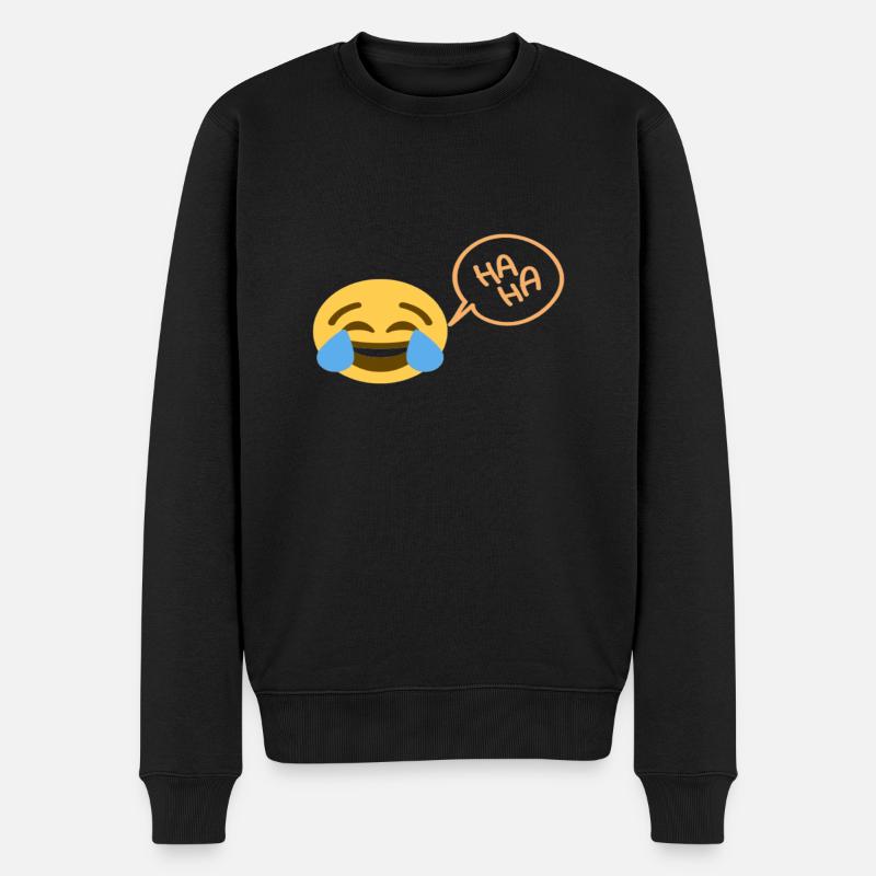 Mort de rire - Pull Premium bio Homme - noir