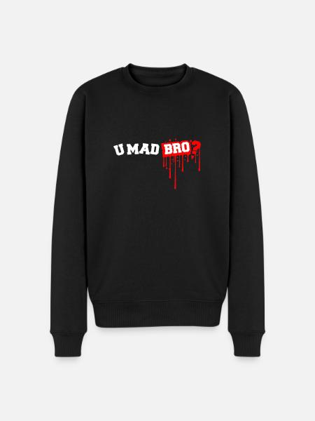 BRO? - Men's Premium Organic Jumper - black