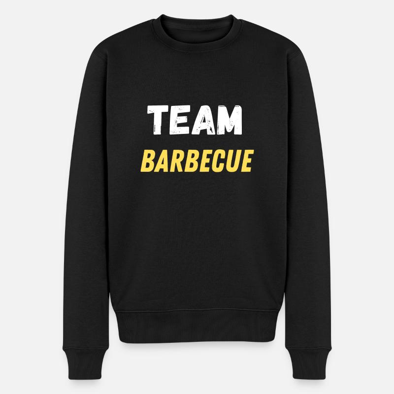 team barbecue - Pull Premium bio Homme - noir