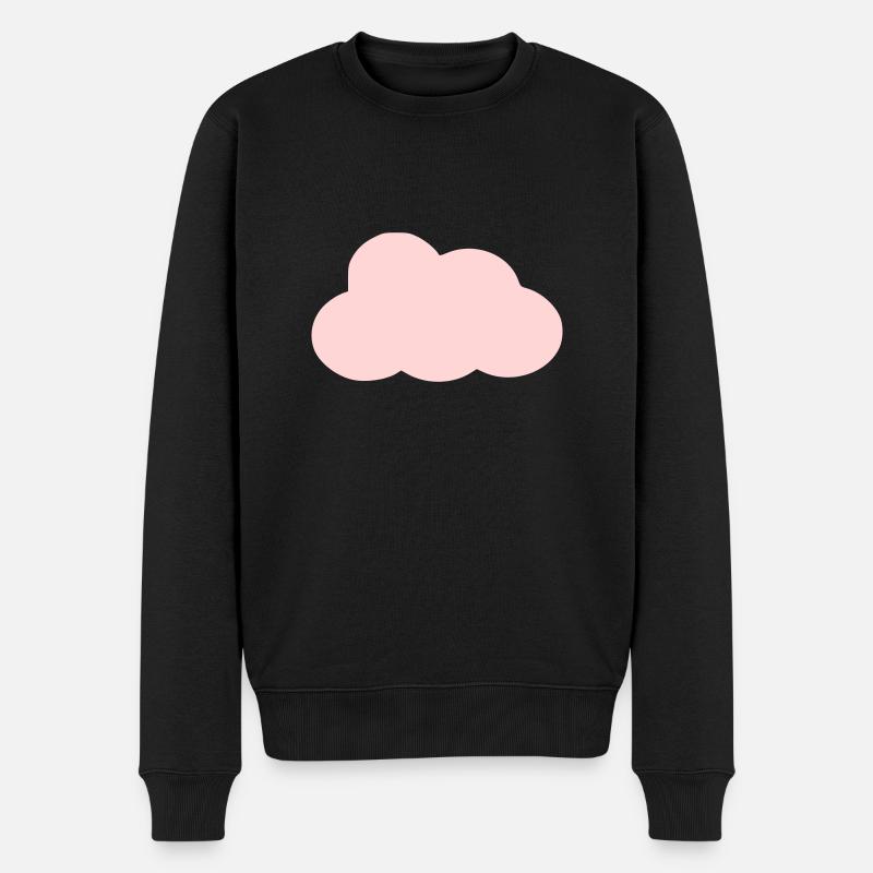 Simple Cloud - Pull Premium bio Homme - noir