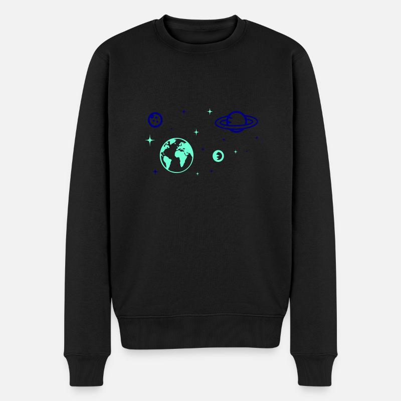 Univers - Pull Premium bio Homme - noir