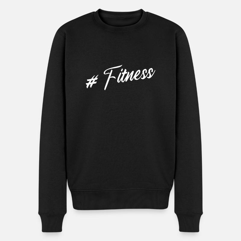 #Fitness - Pull Premium bio Homme - noir