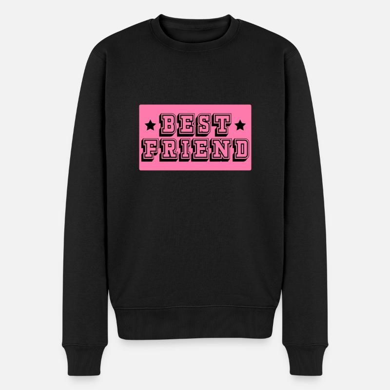 Meilleur ami tshirt rose - Pull Premium bio Homme - noir