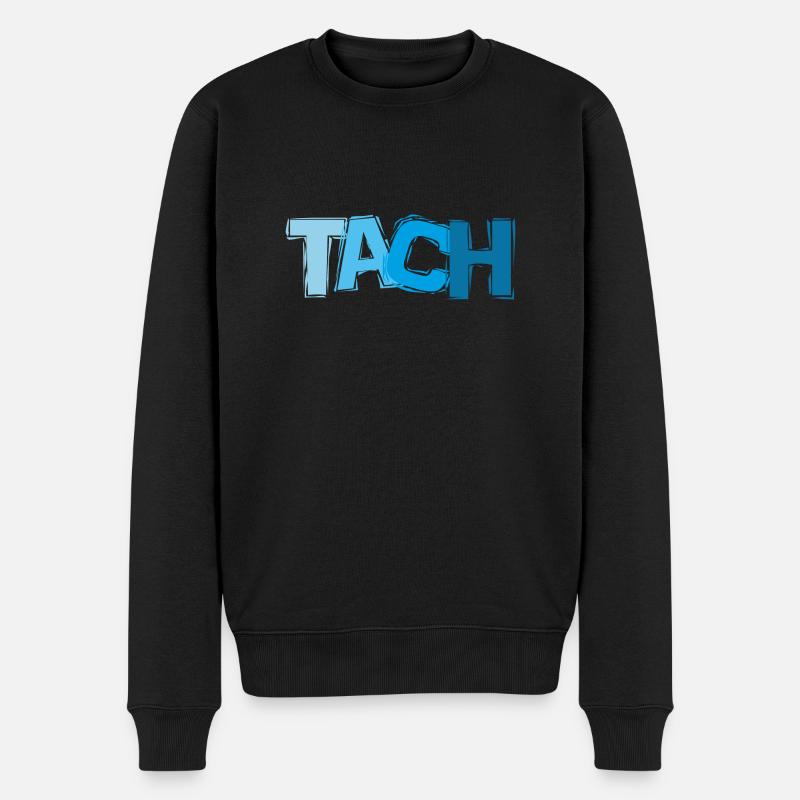 Tach - Männer Premium Bio Pullover - Schwarz