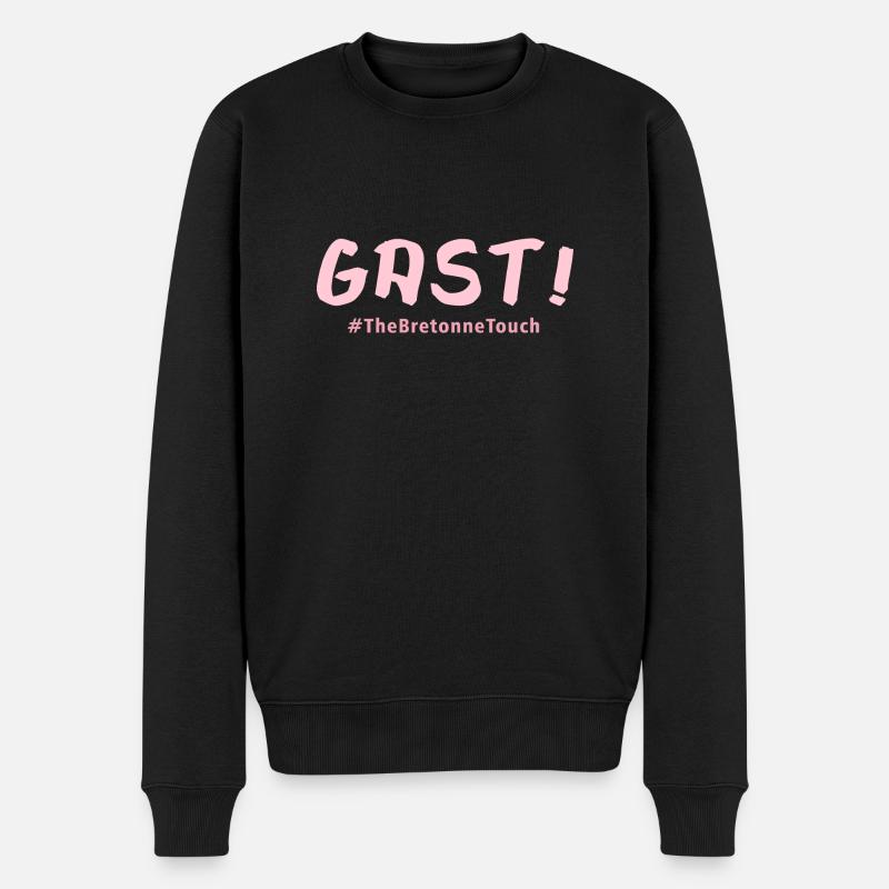 Gast !! - Pull Premium bio Homme - noir