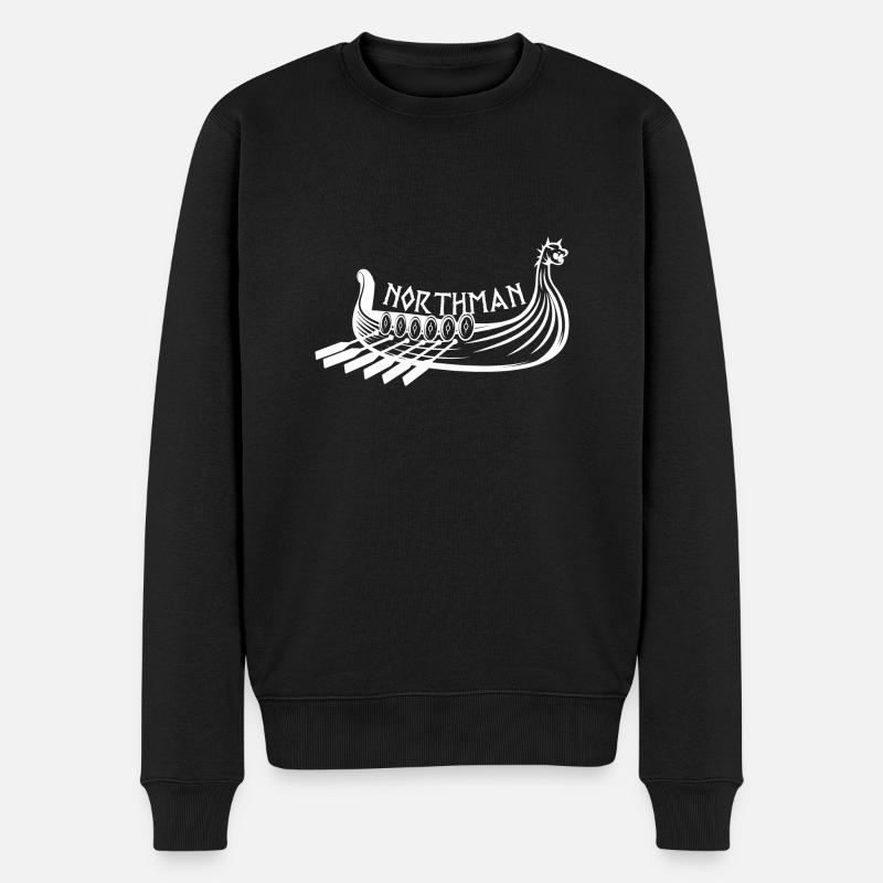 Northman - Männer Premium Bio Pullover - Schwarz