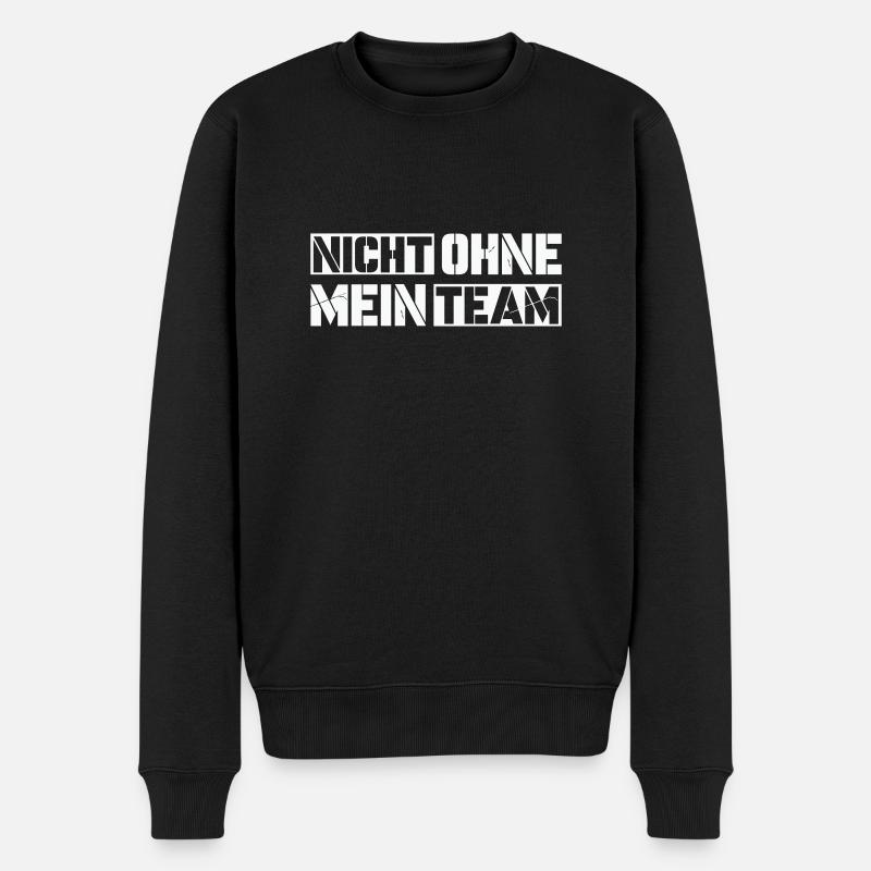 sans mon équipe - Pull Premium bio Homme - noir