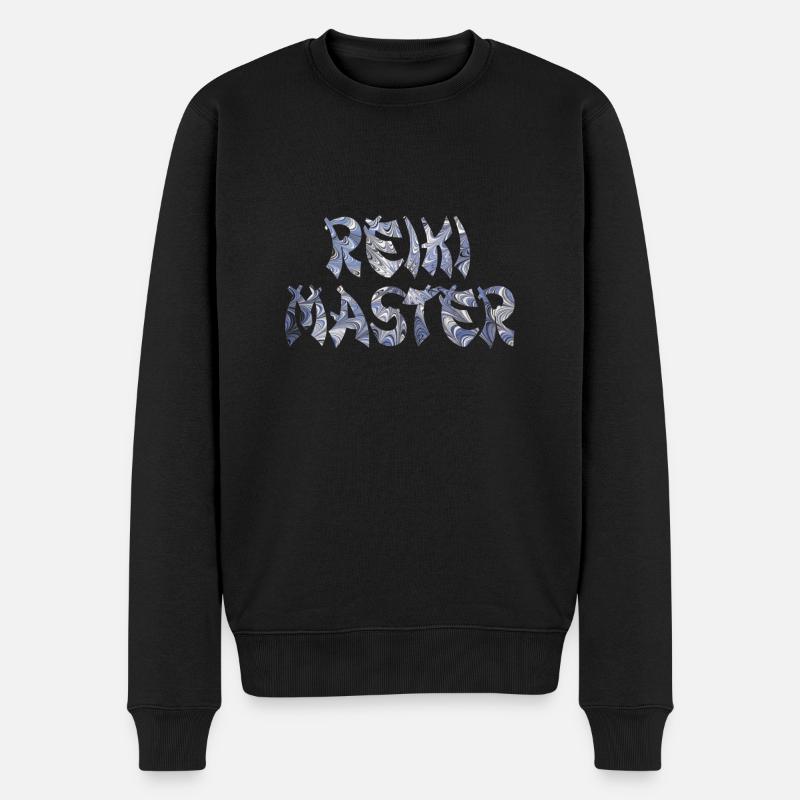 maître reiki e 44 - Pull Premium bio Homme - noir
