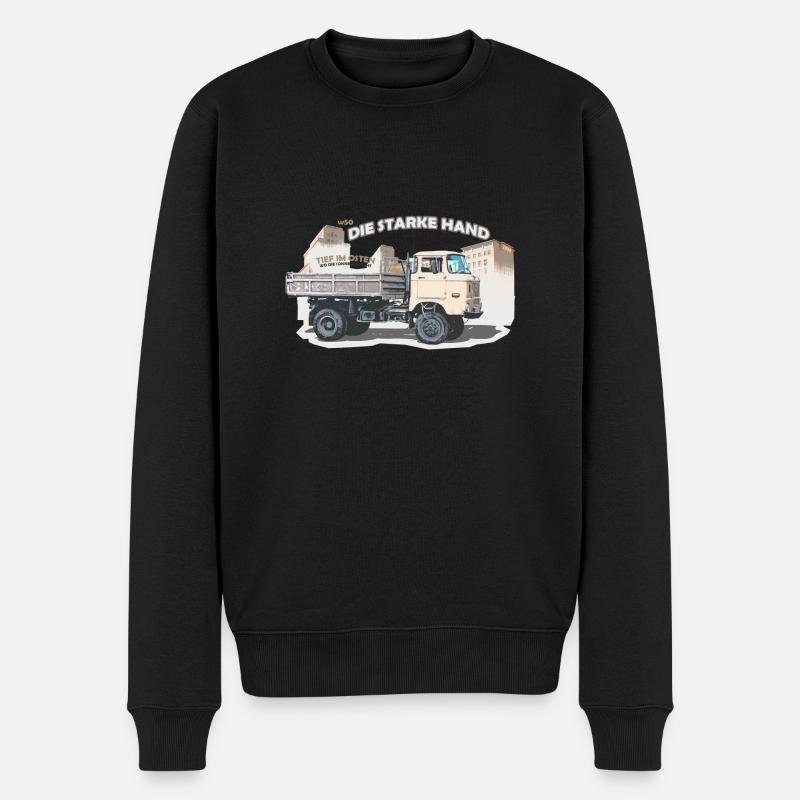 ifa w50 lkw ddr ossi - Männer Premium Bio Pullover - Schwarz
