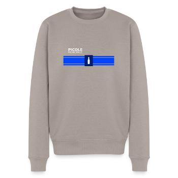 picole municipale - Männer Premium Bio Pullover - Taupe - Vorne - Nico (187cm)
