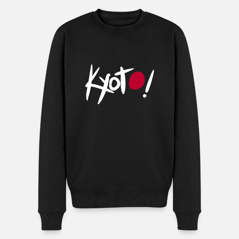 Kyoto Japan - Männer Premium Bio Pullover - Schwarz