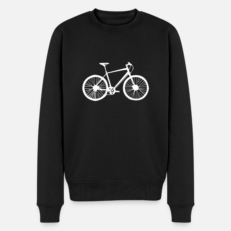Roue de vélo - Pull Premium bio Homme - noir