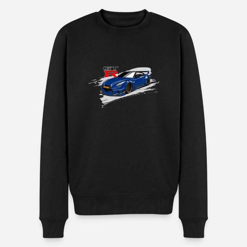 GTR - Männer Premium Bio Pullover - Schwarz