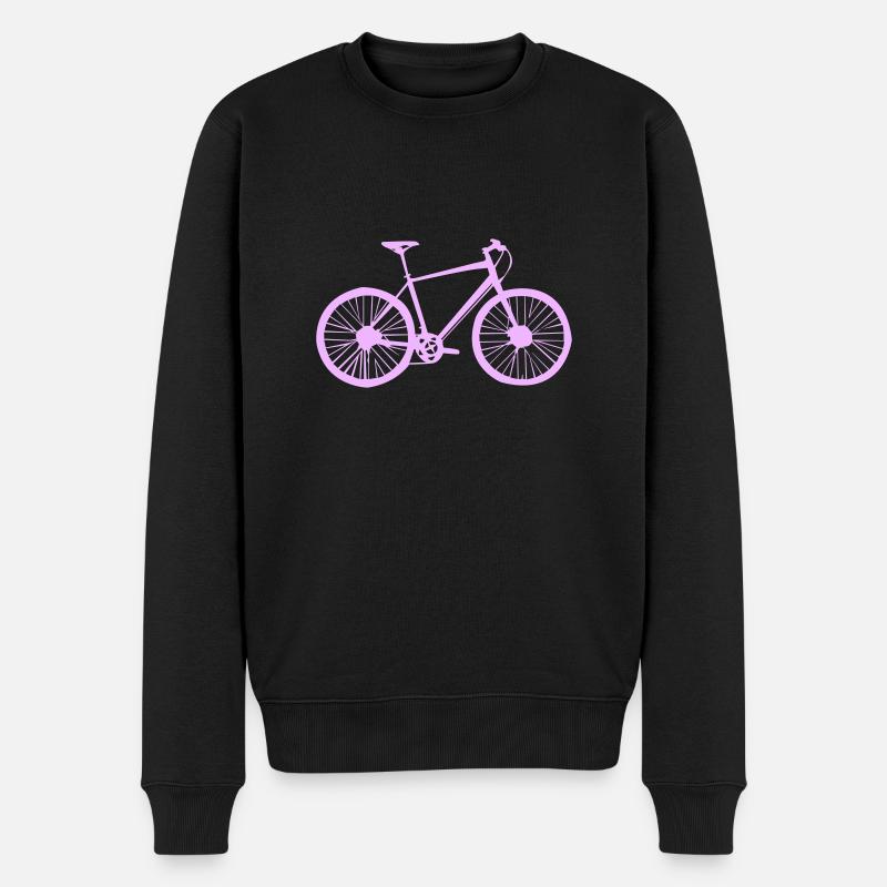 Roue de vélo - Pull Premium bio Homme - noir