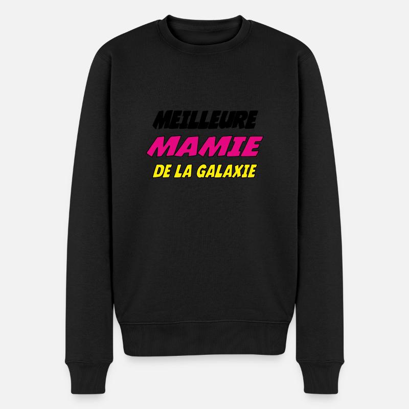 MEILLEURE MAMIE DE LA GALAXIE - Pull Premium bio Homme - noir